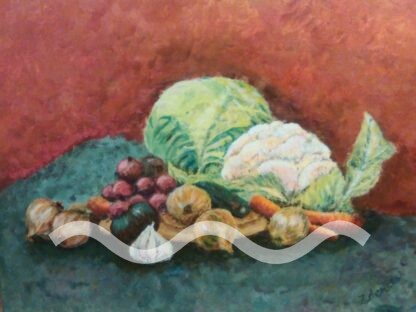 Still Life With Cauliflower